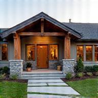Modern single-family home built by Van Vleet Construction