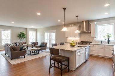 Renovated home interior, Lafayette, CO